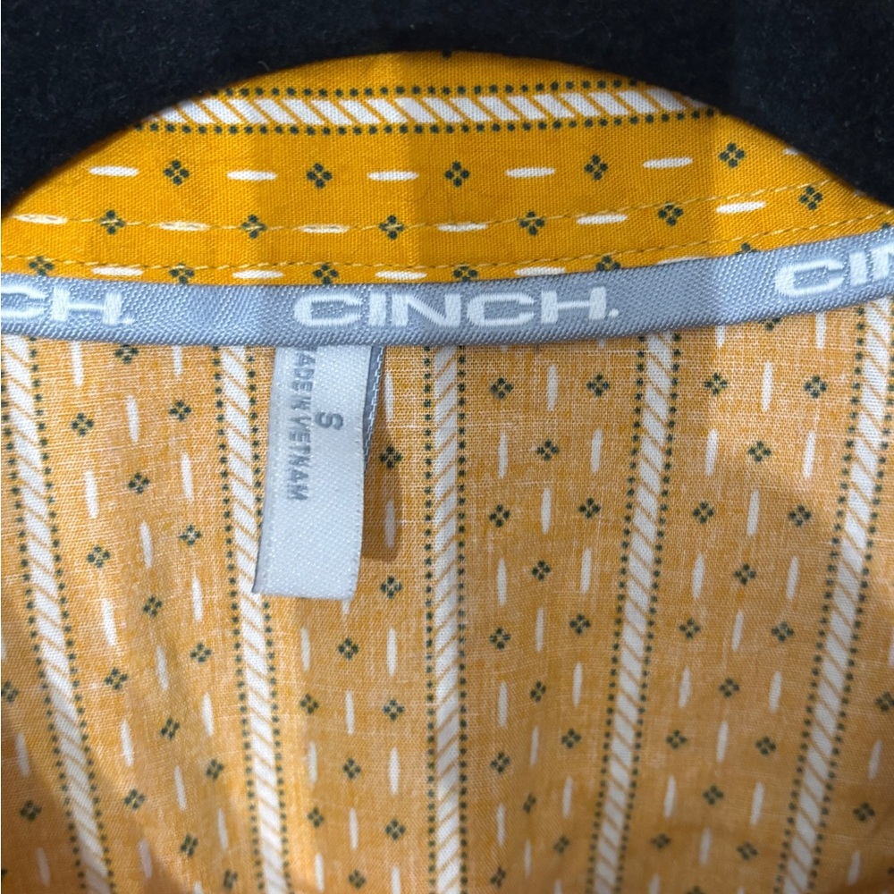 Cinch Women's Orange Button Down Shirt - Picture 3 of 4